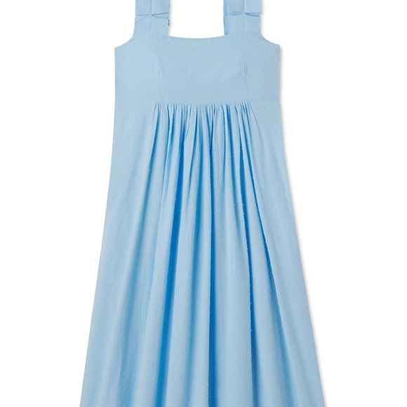 Lake Cotton Lolly Dress in Morning Blue - Picture 2 of 4